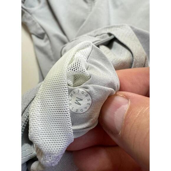 Lululemon Jacket Mens Medium Gray Airing Easy Bomber Full Zip Athleisure - Picture 4 of 6